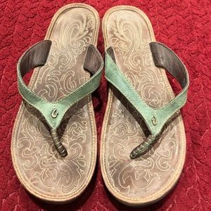 Olukai Paniolo Wedge Flip Flops
